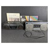 Radio/ Cassette Players (2) Cassette Tapes