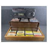 Lenoxx Sound Radio Cassette Recorder and 3