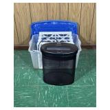 Paper Shredder,Plastic Crate,Clear Tub