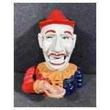 Cast Iron Humpty Dumpty Mechanical Clown Bank
