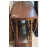 Wooden Table with Drop Down Sides