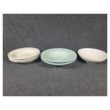 Blue Bowls(2), White Bowls(3), White Bowl