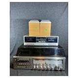 Stero System With Cassette Player And Speakers(2)