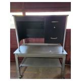 Metal Rolling Table, Metal Desk