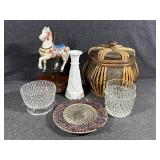 Thai Bamboo Rice Basket, Paul Sebastian Ceramic