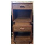 2 Wooden Nightstands