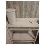 Wicker Stand, Rugs(2)