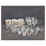 Assorted Mugs and Beverage Glasses
