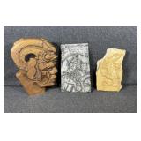 Aztec Sculpture, Mexican Carved Plaques