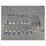 Hammered Textured Cutlery Set