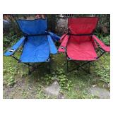 Lawn Chairs In A Bag Red & Blue