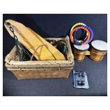 Baskets, Swings, Casters and Drum