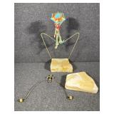 1979 Ron Lee Clown Sculpture Tightrope Walker,