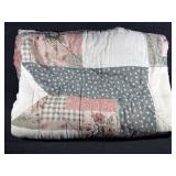 White and Floral Blanket