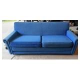 Hide-a-Bed Blue Couch