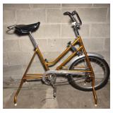 Orange Stationary Exercise Bike