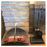 Fireplace Log Basket, Fireplace Tools