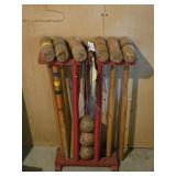 Vintage Croquet Set