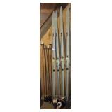 Trak Alberta Skis(2), Ski Poles(4), Ski Shoes(2)