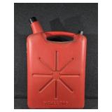 Red Plastic 5 Gallon Water Jug