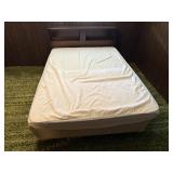 Full size Bed Frame w/ Mattress