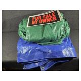 Green Tarp, Blue Tarp