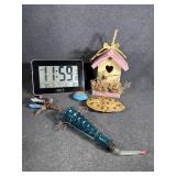 Bird House, SkySacn Atomic Clock, Clock