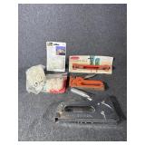 Screwdriver Rack, Gutter Hooks and Staplers(2)