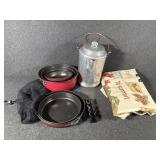 Camping Pans, Shower Curtain