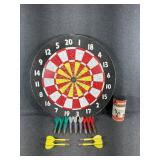 Dart Boards with Darts, 4 Shuttlecocks