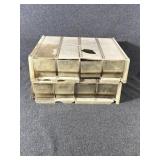 Plastic Organizers with Contents