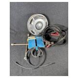 Jumper Cables, Lug Wrench, Windshield Washer Hose