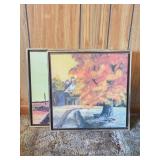 "The Road Home","Autumn Gold" Prints