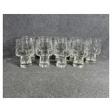 Libby Beer Glass Cups(9)