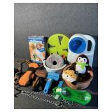 Dog Toys, Tie Out, PediCare Trimmer, Water Bowl,