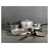 Assorted Pots and Skillet