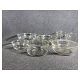 Pyrex Glass Bowls and Unmarked Glass Bowls