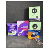 Womenï¿½s Liners, Menï¿½s Dial Soap Bars