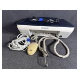 Canon Printer, Mouse and Cords