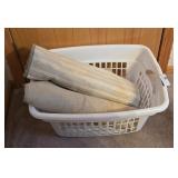 Basket with 2 Rugs