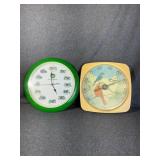 John Deere Clock, Thermometer