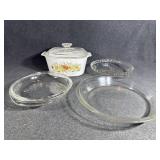 Pyrex Pie Dishes, Corning Ware Dish