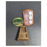 Barometer, Thermometer, Humidity Picture, Deer