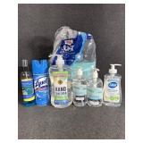 Facial Tissue (2), Hand Sanitizer