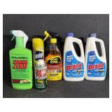 Drano (2), Goo Gone, Pledge, Turtle Wax