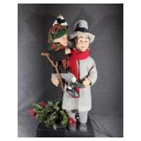 Animated Holiday Scene Tiny Tim & Scrooge