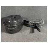 Enamel Double Side Sandwich Maker & Roster Pan