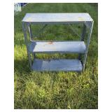 Three Shelf Metal Unit