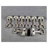 350 Chevy Pistons(Bad), Rods(Good)