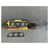 Auto Meter Auto Gauge 3 Gauge Console, Water